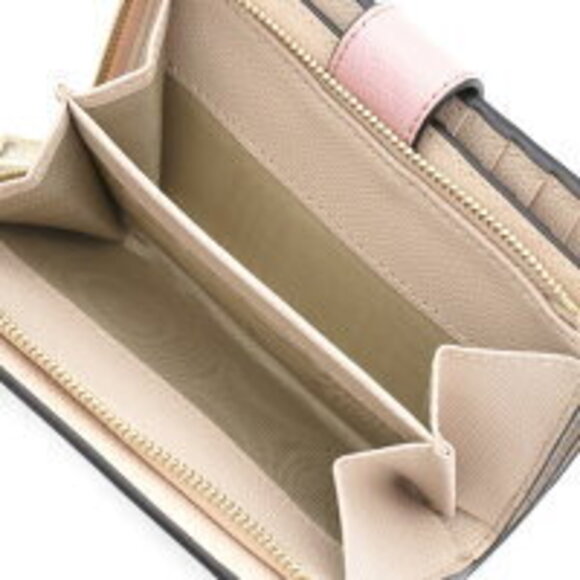 FURLA Camellia Bifold Wallet Alba Pink Ballerina Beige - Picture 3 of 5